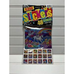 Ja-Ru My Sticker Album Sparkly Unicorn Pegasus Butterfly 48 Stickers NEW